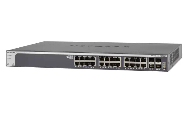 NETGEAR XS728T Géré L2+/L3 10G Ethernet (100/1000/10000) Noir Netgear - visuel 1 - hello RSE - Assignation VLAN dynamique