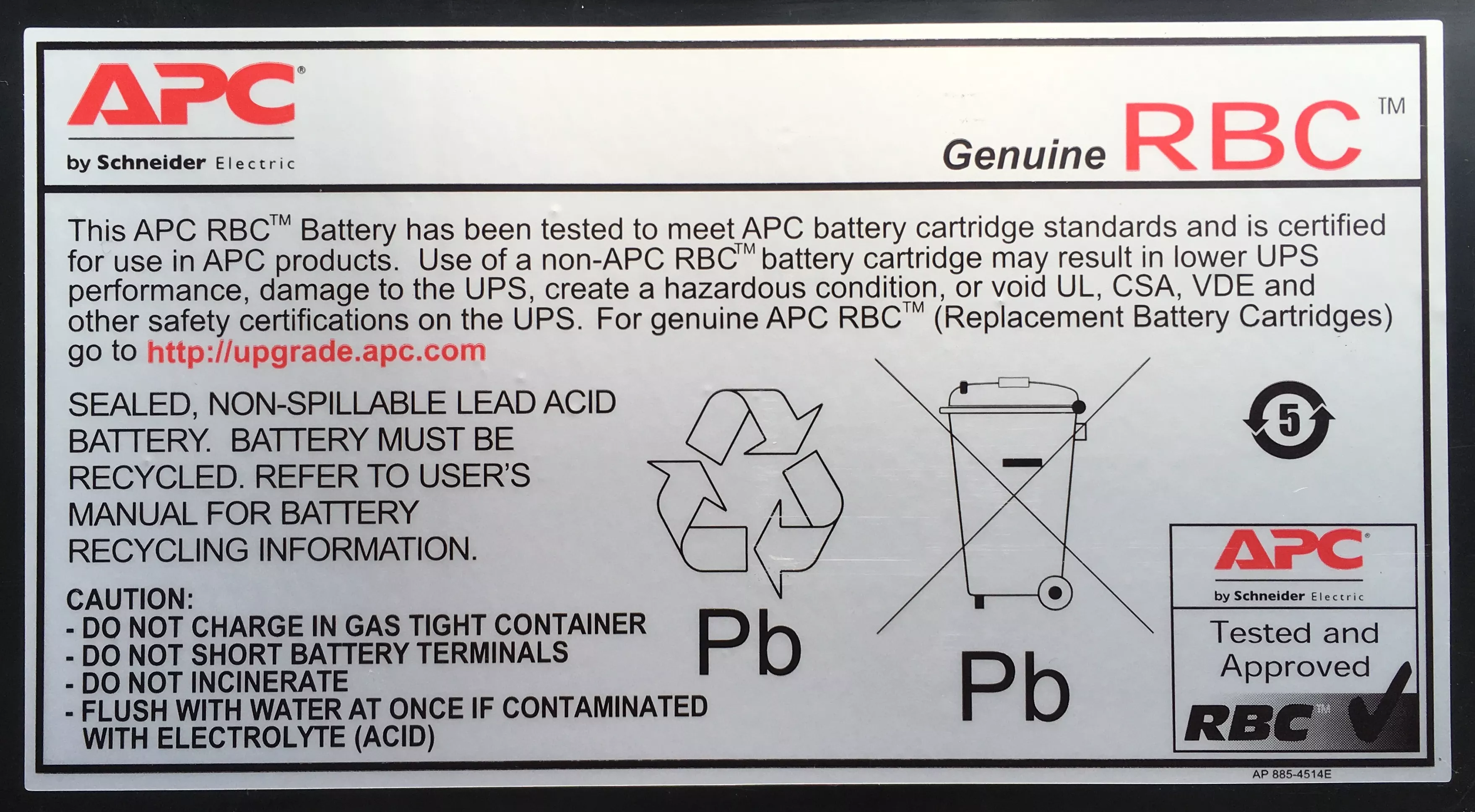 Vente APC Replacement Battery Cartridge #11 APC au meilleur prix - visuel 2