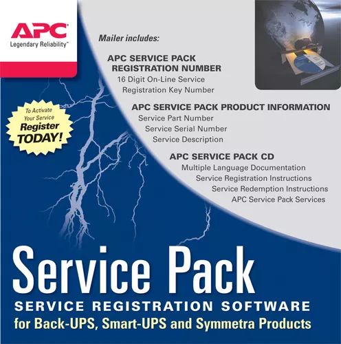 Revendeur officiel Garantie Onduleur APC Service Pack 1 Year Extended Warranty