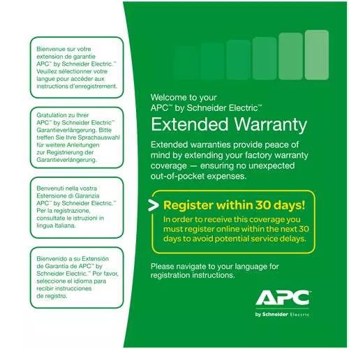 Revendeur officiel APC 1 Year Extended Warranty in a Box - Renewal or High