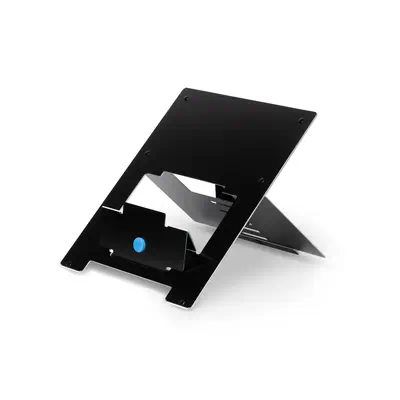 Support pour ordinateur portable R-Go Riser, pliable, ergonomique et réglable, aluminium Hylite, noi - R-Go Tools - Autre Accessoire pour portable - visuel 4