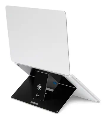 Support pour ordinateur portable R-Go Riser Attachable, réglable, R-Go Tools - visuel 1 - hello RSE - En 4 positions - Facilement réglable
