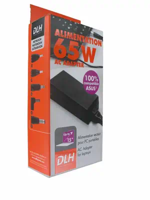 ALIMENTATION SECTEUR 65W ASUS 100% COMPATIBLE (sauf USB-C) - DLH - Chargeur et alimentation - visuel 2