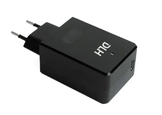 Alimentation secteur USB-C 65W pour ordinateurs portables - DLH - Chargeur et alimentation - visuel 1