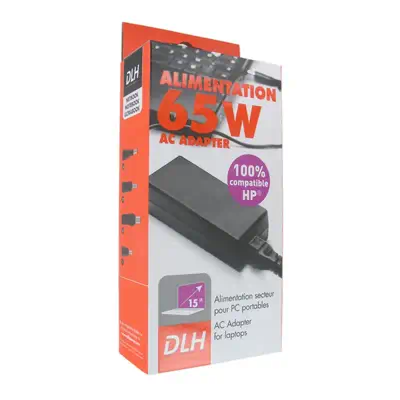 ALIMENTATION SECTEUR 65W HP 100% COMPATIBLE (sauf USB-C) - DLH - Chargeur et alimentation - visuel 2