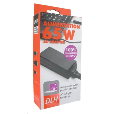 ALIMENTATION SECTEUR 65W LENOVO 100% COMPATIBLE (sauf USB-C) - DLH - Chargeur et alimentation - visuel 2