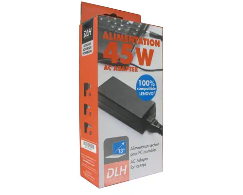 ALIMENTATION SECTEUR 45W LENOVO 100% COMPATIBLE (sauf USB-C) - DLH - Chargeur et alimentation - visuel 1