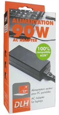 ALIMENTATION SECTEUR 90W ACER / PACKARD BELL 100% COMPATIBLE (sauf USB-C) - DLH - Batterie - visuel 2