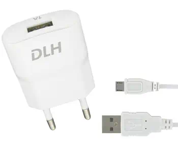 Avis DLH CHARGEUR SECTEUR USB 5W AVEC CABLE MICRO USB