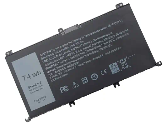 Batterie Li-Pol 11.1V 6600mAh 74Wh - 357F9 / 0357F9 / 0GFJ6 / 00GFJ6 / 71JF4 - DLH - visuel 1