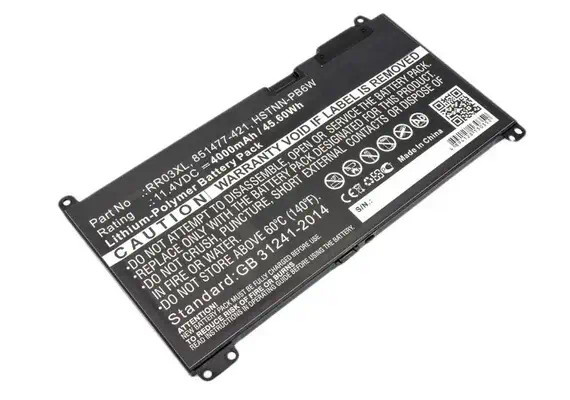 Batterie Li-Pol 11.4V 3930mAh 45Wh - RR03XL / RR03048XL / HSTNN-LB7I / HSTNN-PB6W / HSTNN-Q01C / HST - DLH - visuel 1