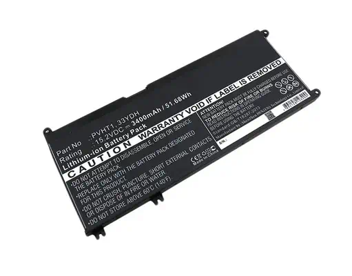 Batterie Li-Pol 15.2V 3400mAh 52Wh - 33YDH / 033YDH / PVHT1 / 99NF2 / W7NKD / 7FHHV - DLH - visuel 1