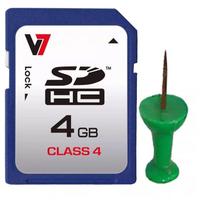 V7 Carte SDHC V7 4 Go classe 4 V7 - visuel 2 - hello RSE
