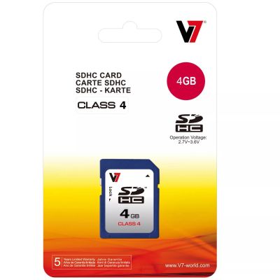 V7 Carte SDHC V7 4 Go classe 4 V7 - visuel 5 - hello RSE