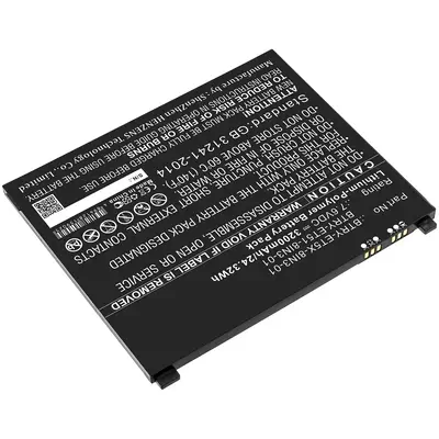Batterie Li-Pol 7.6V 3200mAh 25Wh - BTRY-ET51-8IN3-01 / BTRY-ET5X-8IN3-01 - DLH - visuel 1