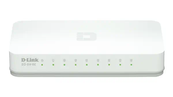 D-Link GO-SW-8E/E commutateur réseau Non-géré Fast Ethernet (10/100) Blanc - Switchs et Hubs - visuel 1