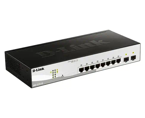 D-LINK 10-Port Gigabit Smart Switch with 2 SFP D-Link - visuel 1 - hello RSE - Technologie D-Link Green