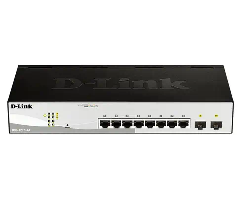 D-LINK 10-Port Gigabit Smart Switch with 2 SFP ports - D-Link - Switchs et Hubs - visuel 1