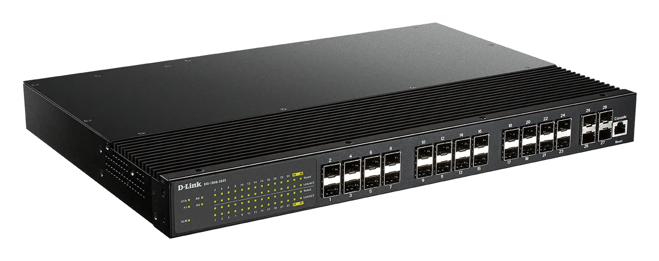 D-LINK 24 Ports SFP Plus 4 Port 10G D-Link - visuel 1 - hello RSE - Certifications officielles