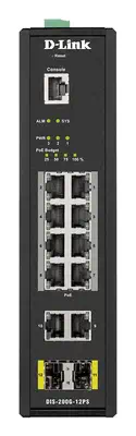 D-Link DIS-200G-12PS commutateur réseau Géré L2 Gigabit Ethernet (10/100/1000) Connexion Ethernet, s - Switchs et Hubs - visuel 3