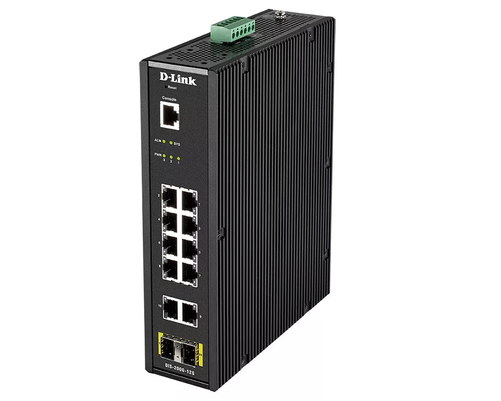 Achat Switchs et Hubs D-LINK 12 Port L2 Industrial Smart Managed Switch with 10 x sur hello RSE