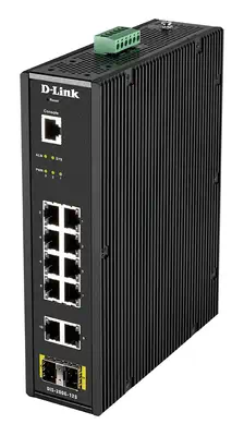 D-Link DIS-200G-12S commutateur réseau Géré L2 Gigabit Ethernet (10/100/1000) Noir - Switchs et Hubs - visuel 2