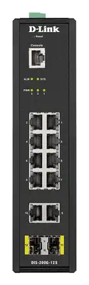D-Link DIS-200G-12S commutateur réseau Géré L2 Gigabit Ethernet (10/100/1000) Noir - Switchs et Hubs - visuel 4