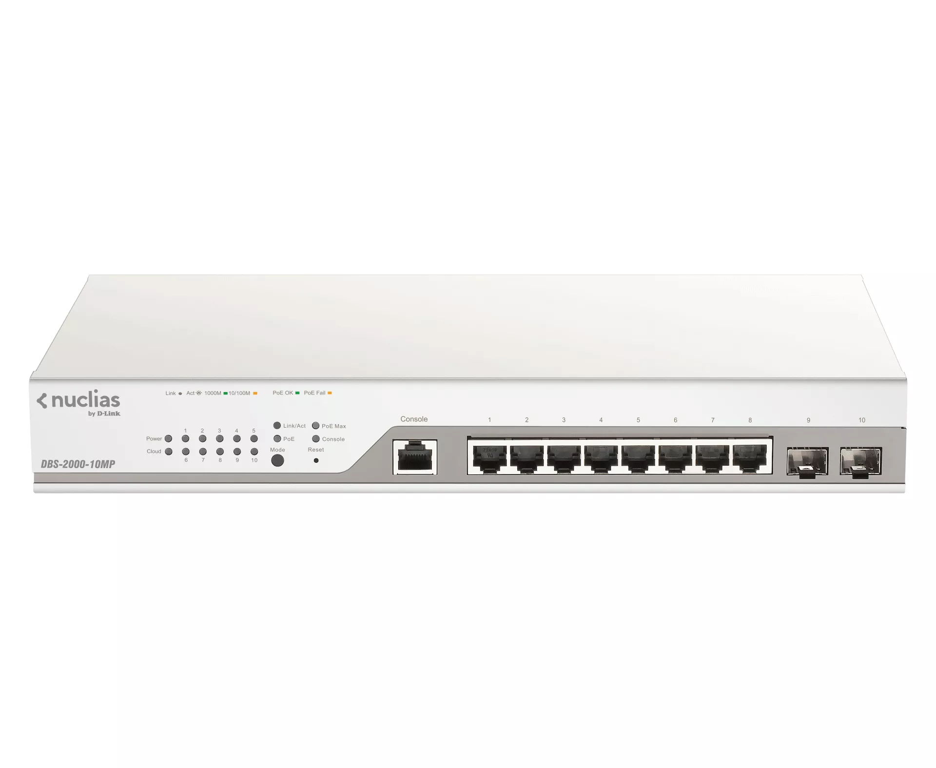 Achat Switchs et Hubs D-LINK Nuclias Switch 10xGE-ports PoE+ Smart Managed incl
