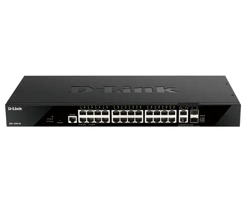 D-LINK 28P Smart Managed Gigabit Stackable Switch D-Link - visuel 1 - hello RSE - Puissante capacité d'empilage