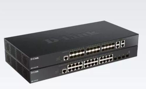 Vente Switchs et Hubs D-LINK Smart+ L2+ 24 ports Switch 10GbE copper & 4 ports sur hello RSE
