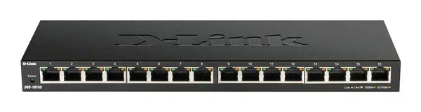 D-Link DGS-1016S Non-géré Gigabit Ethernet (10/100/1000) Noir - Switchs et Hubs - visuel 2