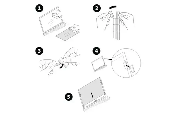 Filtre de confidentialité Amovible à 2 directions pour Surface Laptop 13.5" - Kensington - Protection d'écran et Filtre - visuel 5