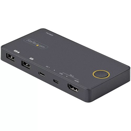 Revendeur officiel Switchs et Hubs StarTech.com Switch KVM Hybride 2 Ports USB-A + HDMI