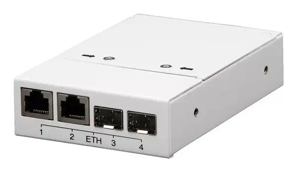 Axis 5901-261 convertisseur de support réseau Interne 100 Mbit/s Blanc - Switchs et Hubs - visuel 1