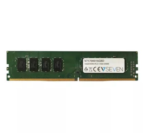 Revendeur officiel Mémoire V7 16GB DDR4 PC4-17000 - 2133Mhz DIMM Desktop Module de mémoire - V71700016GBD