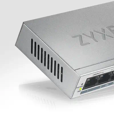 Zyxel GS1005HP Non-géré Gigabit Ethernet (10/100/1000) Connexion Ethernet, supportant l'alimentation - Switchs et Hubs - visuel 8