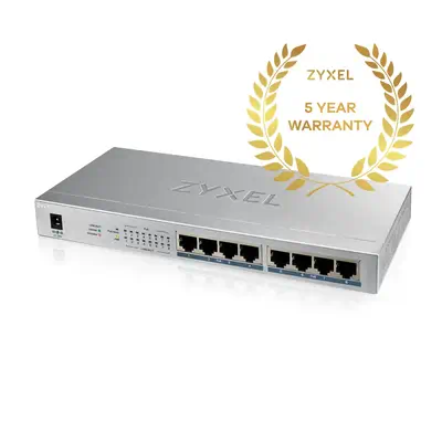 Zyxel GS1008HP Non-géré Gigabit Ethernet (10/100/1000) Connexion Ethernet, supportant l'alimentation - Switchs et Hubs - visuel 6