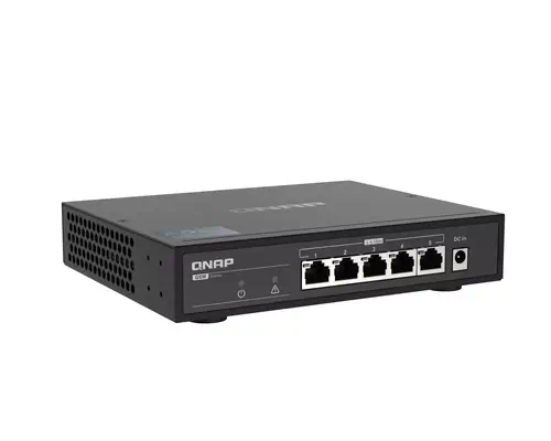 QNAP QSW-1105-5T commutateur réseau Non-géré Gigabit Ethernet (10/100/1000) Noir - Switchs et Hubs - visuel 7