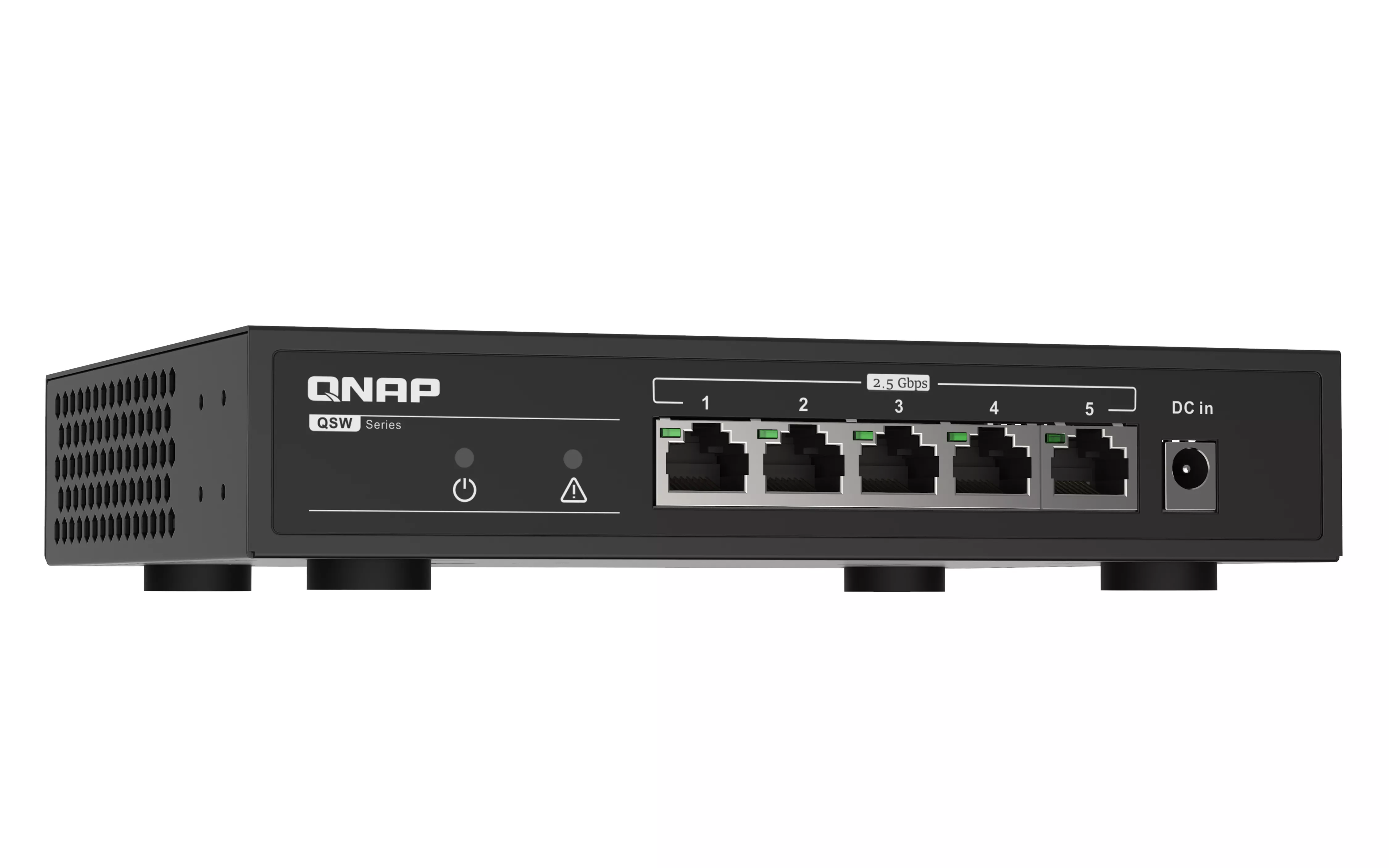 Achat QNAP QSW-1105-5T 5 port 2.5Gbps auto negotiation 2 sur hello RSE - visuel 3