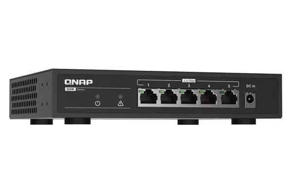 QNAP QSW-1105-5T commutateur réseau Non-géré Gigabit Ethernet (10/100/1000) QNAP - visuel 1 - hello RSE - Mise à niveau du réseau abordable