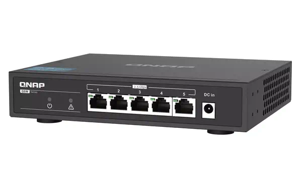 QNAP QSW-1105-5T commutateur réseau Non-géré Gigabit Ethernet (10/100/1000) QNAP - visuel 1 - hello RSE - Fonctionnement simple et silencieux