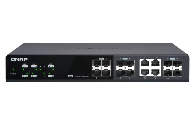 Achat Switchs et Hubs QNAP QSW-M1204-4C Managed Switch 12 port of 10GbE