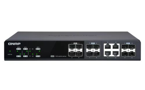 Achat Switchs et Hubs QNAP QSW-M1204-4C Managed Switch 12 port of 10GbE sur hello RSE