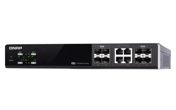 QNAP QSW-M804-4C commutateur réseau Géré 10G Ethernet (100/1000/10000) Noir - Switchs et Hubs - visuel 6