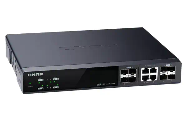 QNAP QSW-M804-4C commutateur réseau Géré 10G Ethernet (100/1000/10000) Noir - Switchs et Hubs - visuel 8