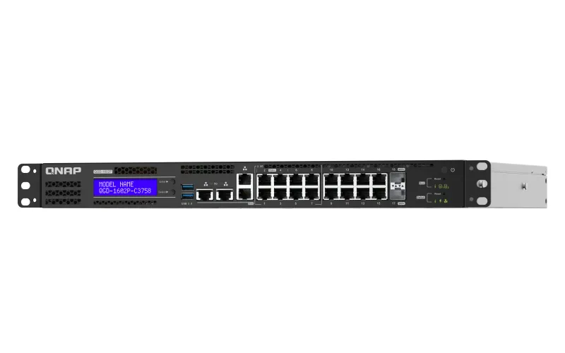 Vente QNAP QGD-1602P-C3558-8G 8x 2.5GbE PoE ports 8x 1GbE QNAP au meilleur prix - visuel 8