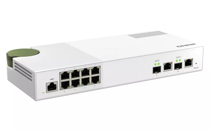 Achat QNAP QSW-M2108-2C 8 port 2.5Gbps 2 port 10Gbps sur hello RSE - visuel 5