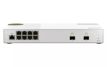 Vente Switchs et Hubs QNAP QSW-M2108-2S 8 port 2.5Gbps 2 port 10Gbps SFP+ web managed switch sur hello RSE