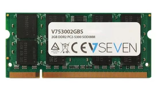 V7 2GB DDR2 PC2-5300 667Mhz SO DIMM Notebook V7 - visuel 1 - hello RSE
