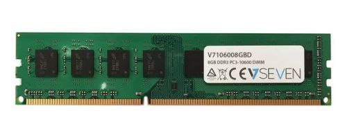 Revendeur officiel Mémoire 8GB DDR3 PC3-10600 - 1333mhz DIMM Desktop Module de mémoire - V7106008GBD